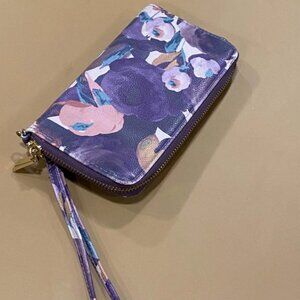 Purple Floral Wallet